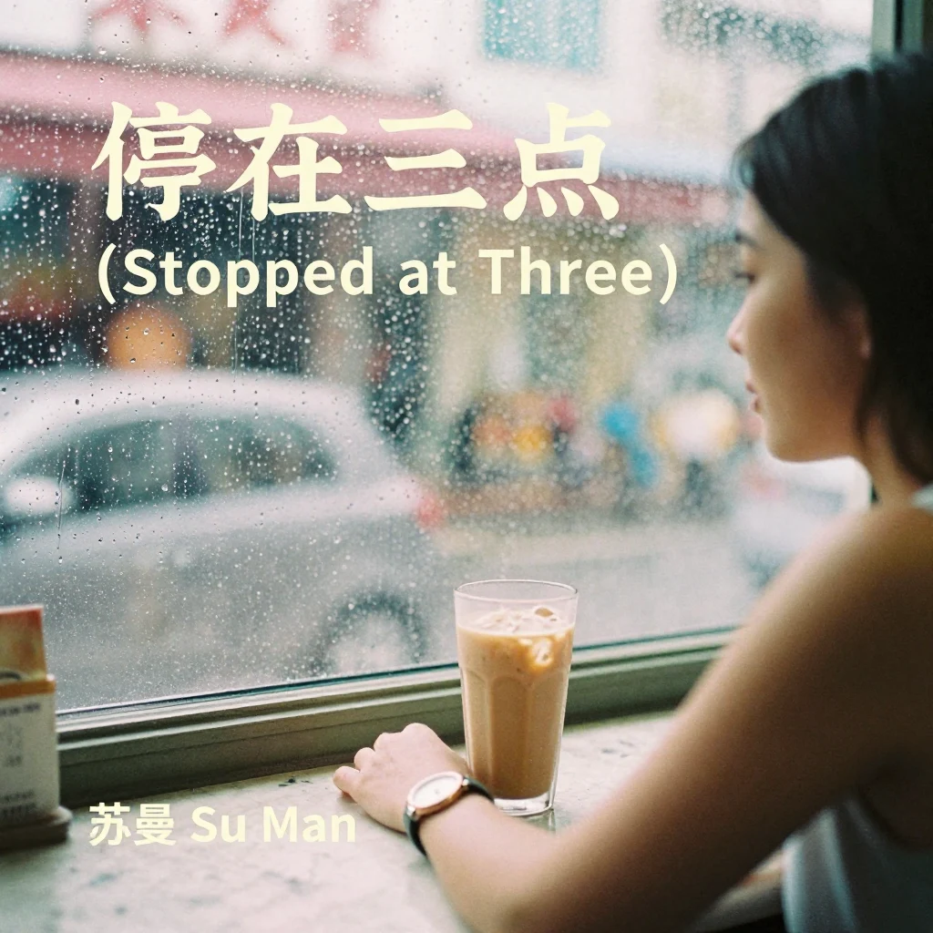 Cover of 停在三点 (Stopped at Three)