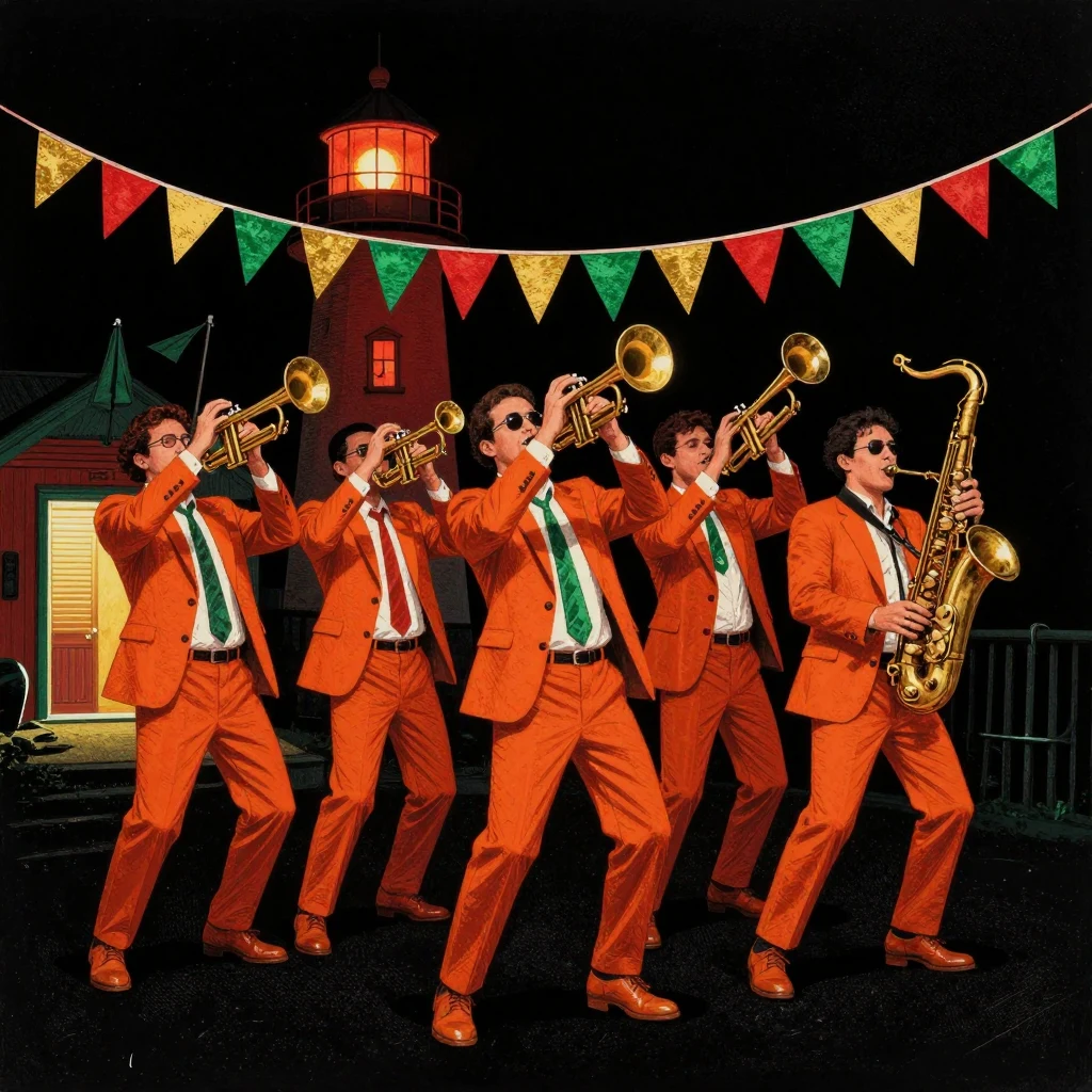 Cover of Lighthouse Closed for Winter Ska, Dance Anyway