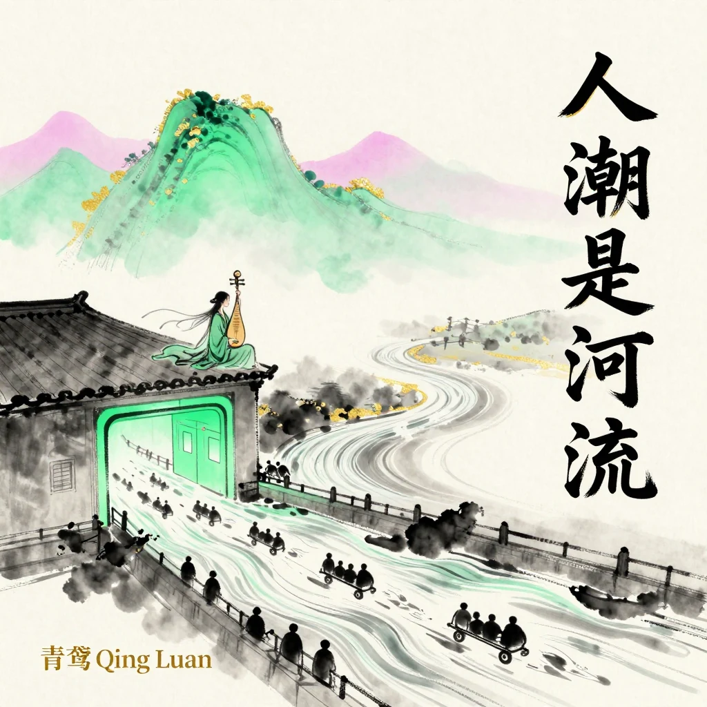 Cover of 下班的人潮是河流